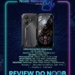 Análise completa para saber se o Oscal Marine 2 é bom, Smartphone robusto em moldura tecnológica do Noob Mobile, destacando bateria de 11.000 mAh, Android 15 com Gemini IA e resistência militar.