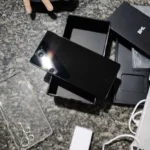 Unboxing do BML S26 Ultra da Shopee com caixa e acessórios na bancada de testes para avaliar se o BML S26 Ultra vale a pena.