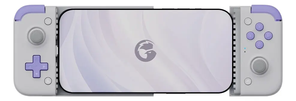 Controle gamer GameSir X2s branco, uma excelente opção matador de topos de linha para dispositivos Android.
