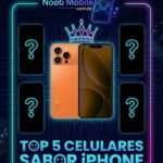 Oukitel P1 Pro em destaque como um dos melhores celulares sabor iPhone 17 em um ranking do Noob Mobile.