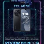 Smartphone TCL 60 SE é bom para o dia a dia, exibindo seu design moderno e tela de alta fluidez.